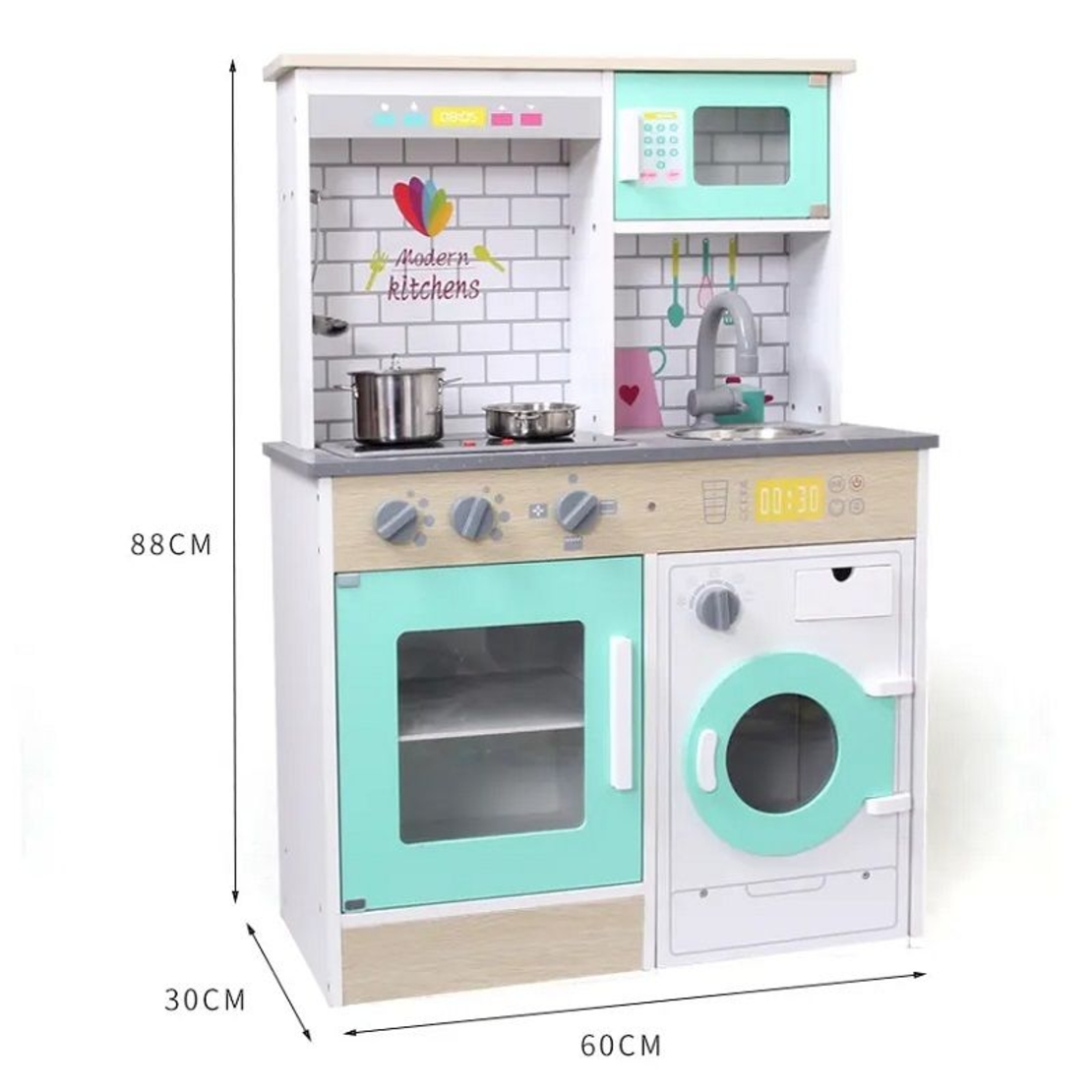 Дървена детска кухня Raya Toys Modern Kitchens