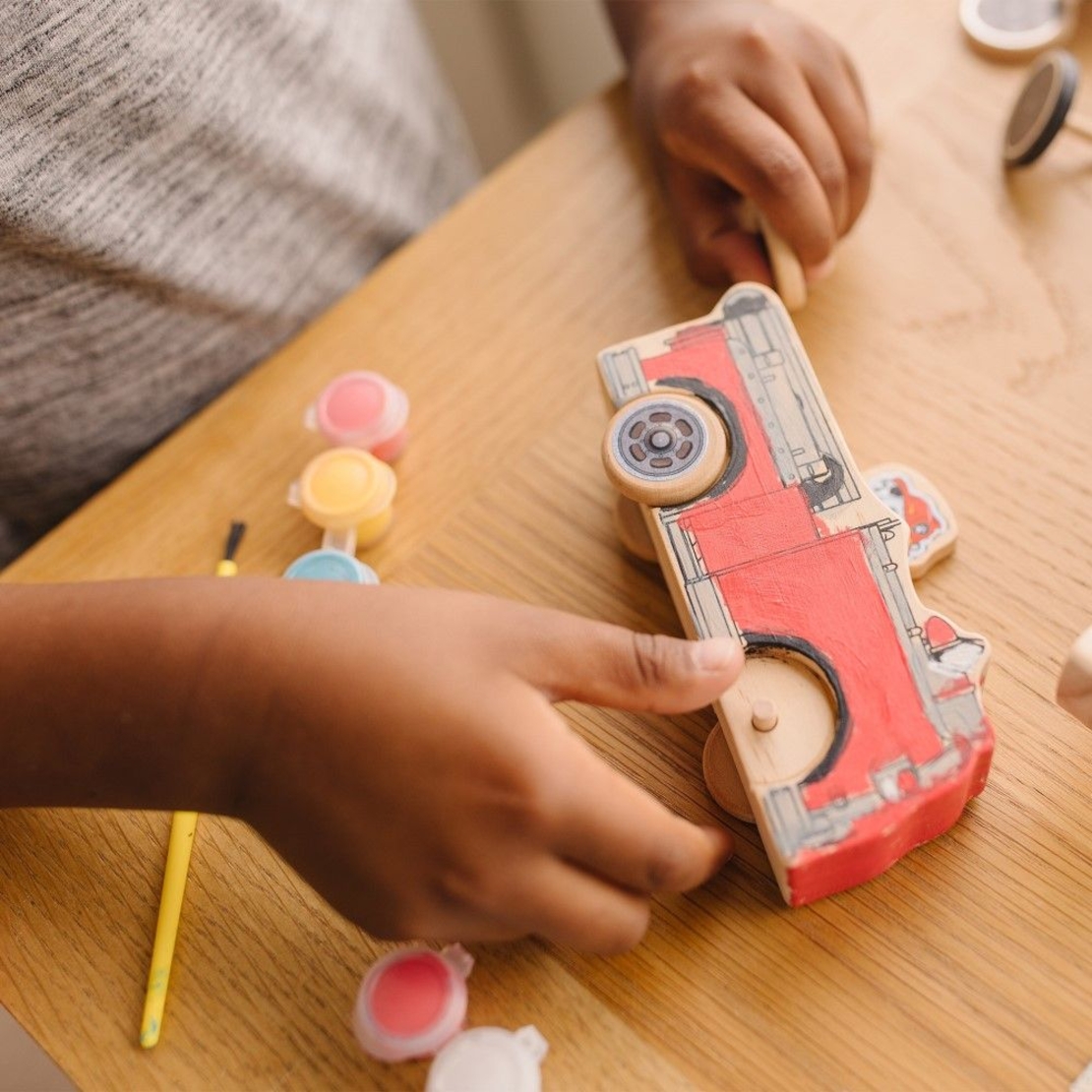Дървен комплект за оцветяване Paw Patrol Melissa and Doug 33266