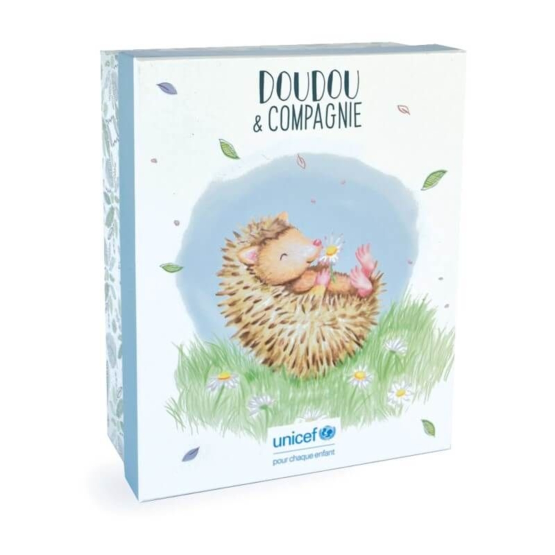 Плюшена играчка Doudou UNICEF Таралеж с бебе 25 см, DC3986