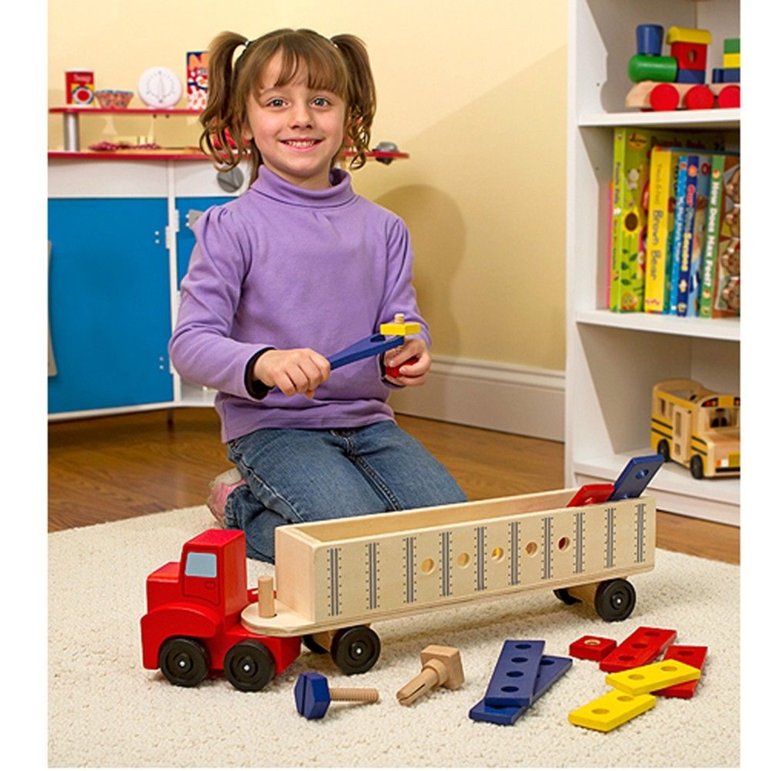 Дървен Тир с инструменти Melissa and Doug 12758