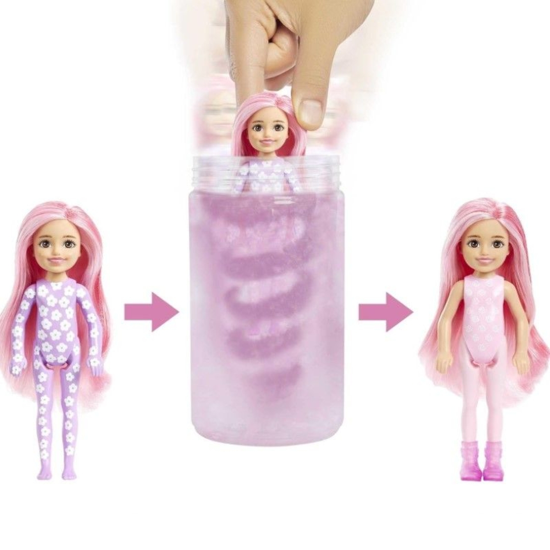 Кукла Mattel Barbie Color Reveal Sunshine And Sprinkles Chelsea Кукла изненада