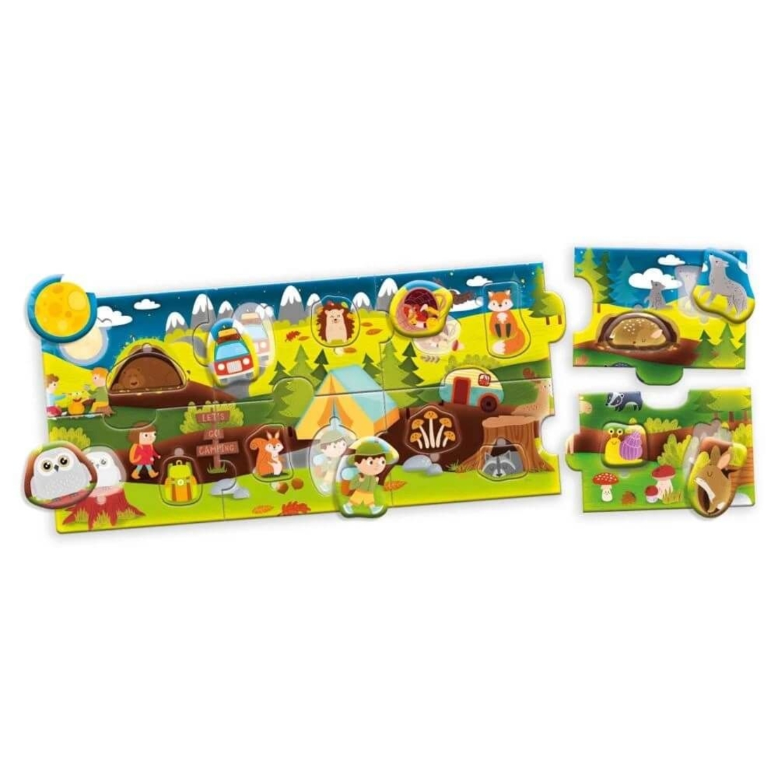 Детски пъзел Lisciani Carotina Baby PUZZLE PANORAMA THE WOOD, 24 части