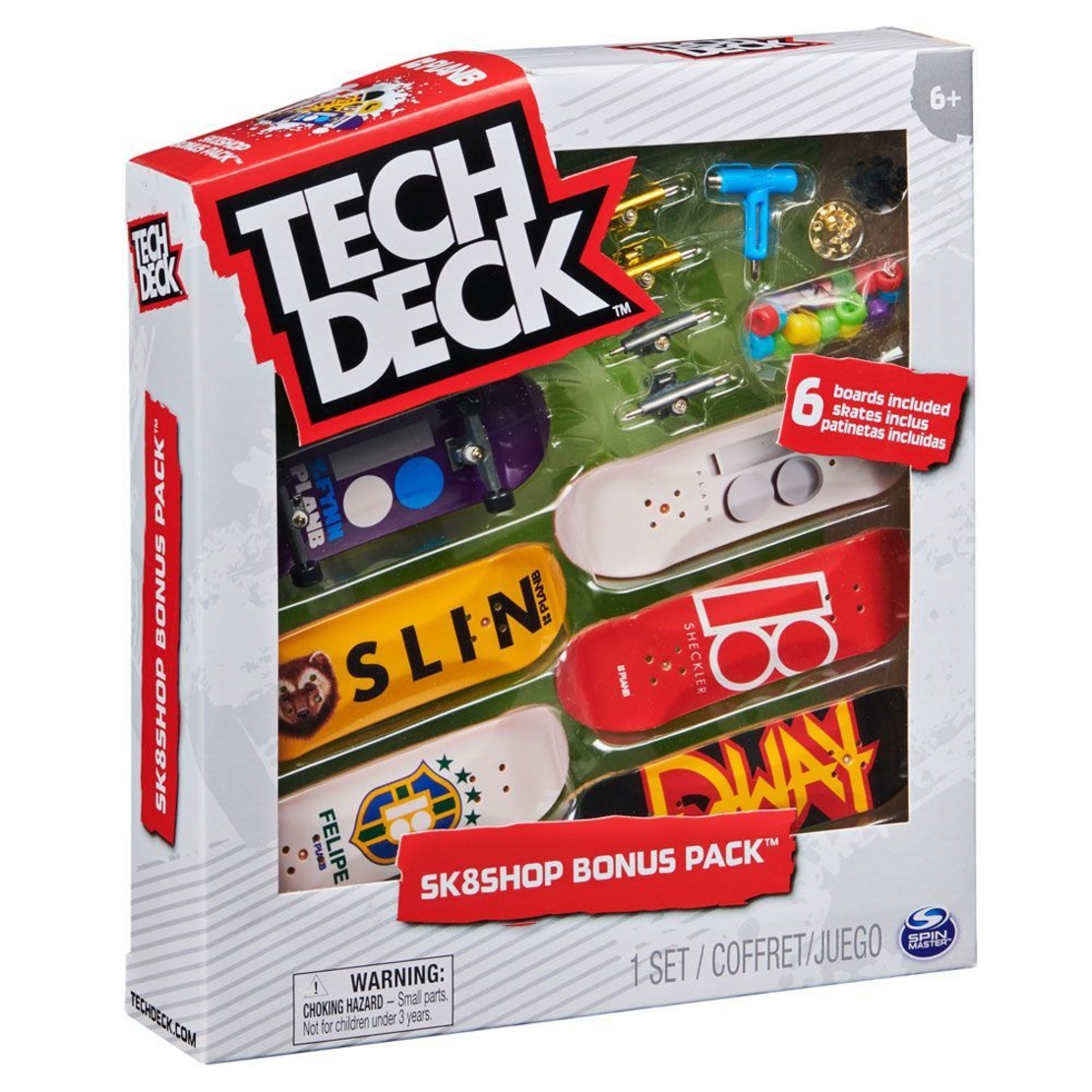 Мини скейтборд Spin Master Tech Desk 6 броя асортимент 6028845