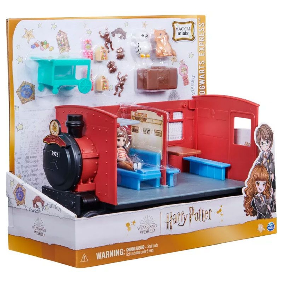 Игрален комплект Spin Master Harry Potter Wizarding World Magical Minis Hogwarts Express