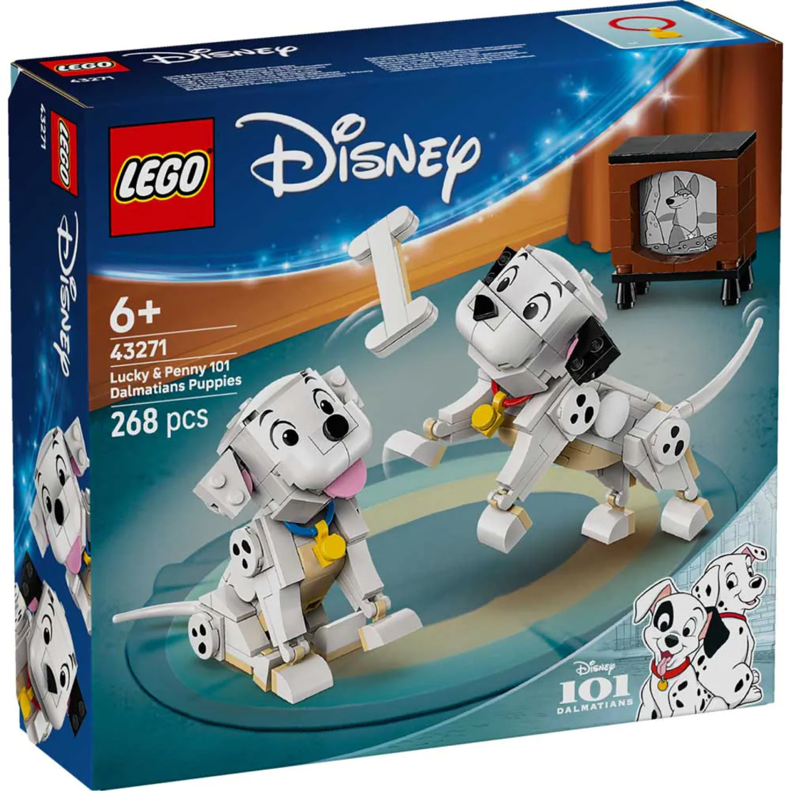 LEGO® Disney Кученца от 101 далматинци Лъки и Пени 43271