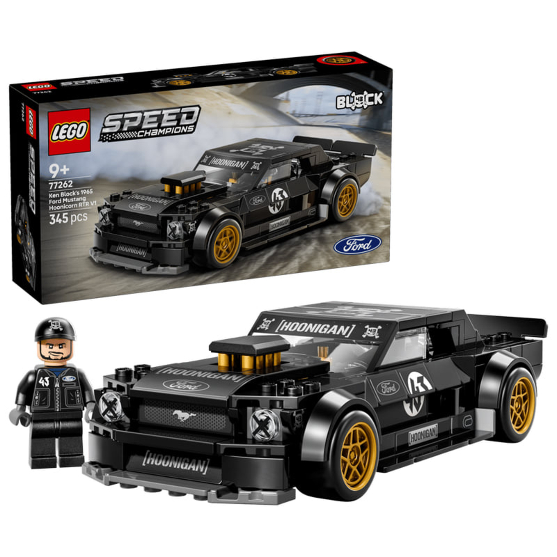 LEGO® Speed Champions Ford Mustang Hoonicorn V1 на Ken Block от 1965 г 77262