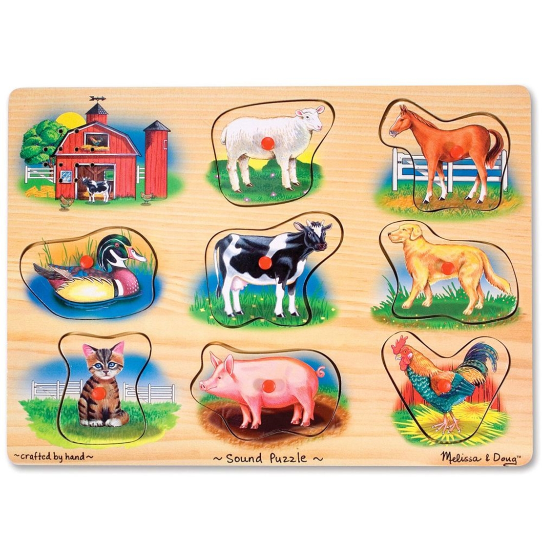 Пъзел със звуци Melissa & Doug Ферма 10268