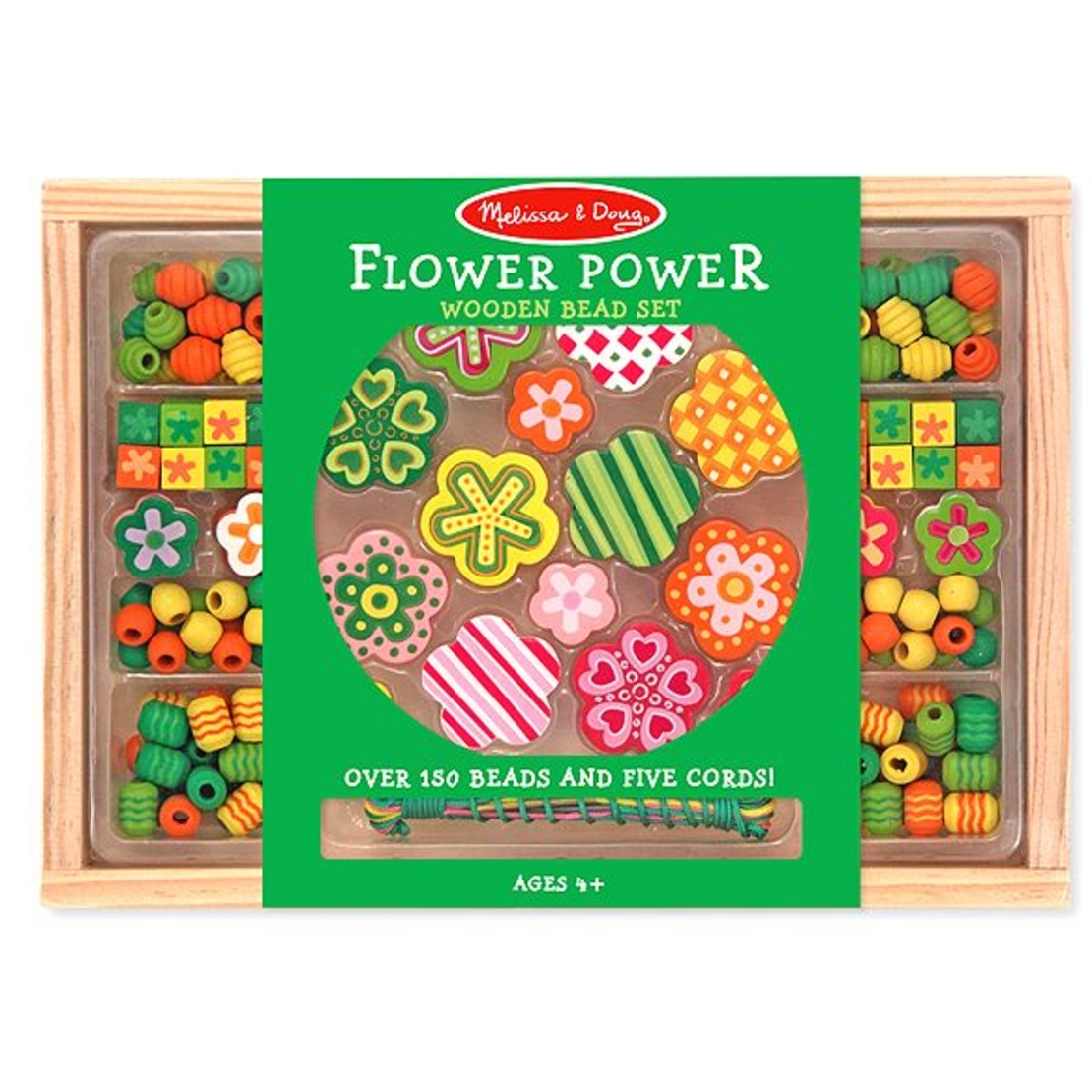 Дървени бижута Melissa and Doug Цветя 14178