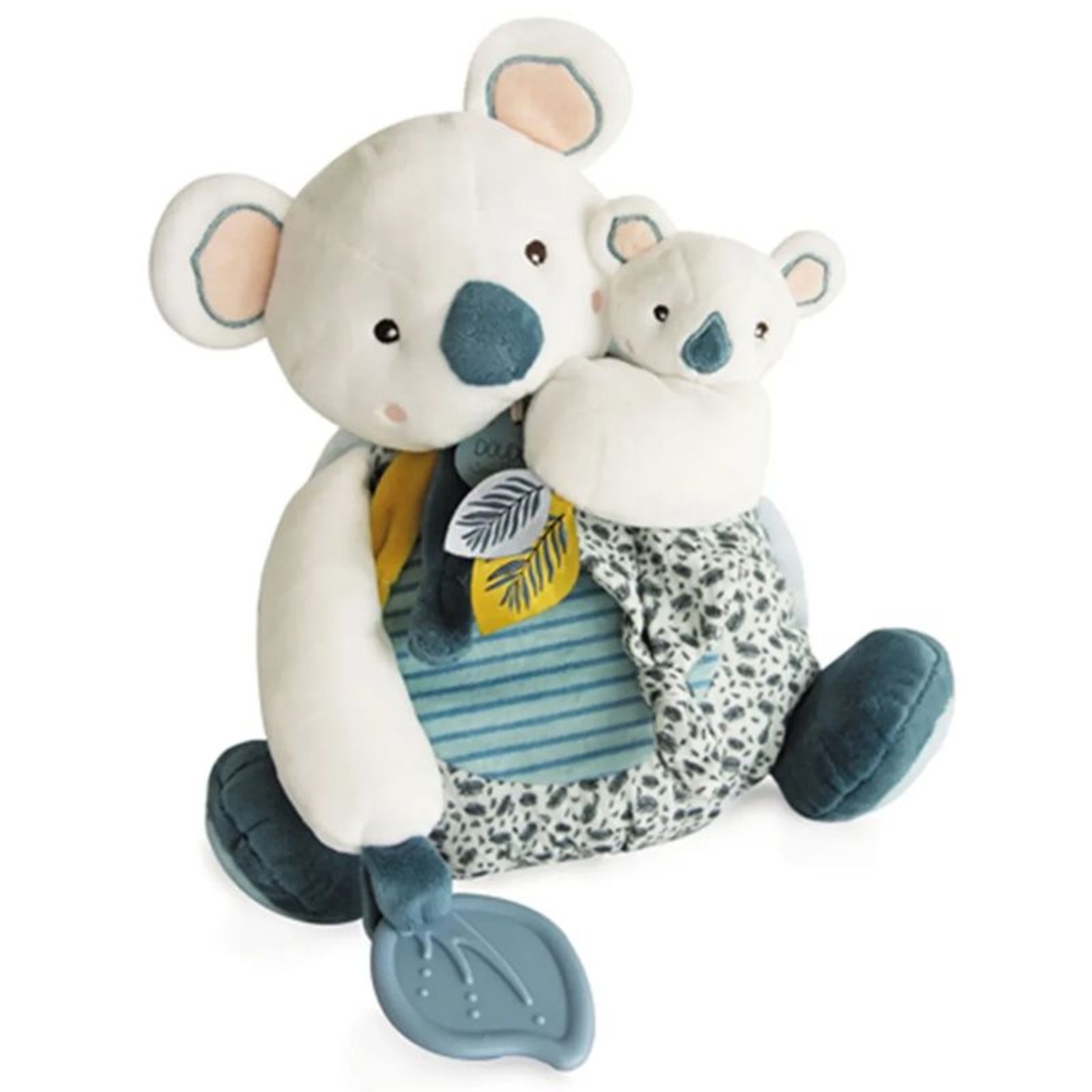 Плюшена коала с бебе и гризалка Doudou Yoca the Koala, DC3669, 25 см.