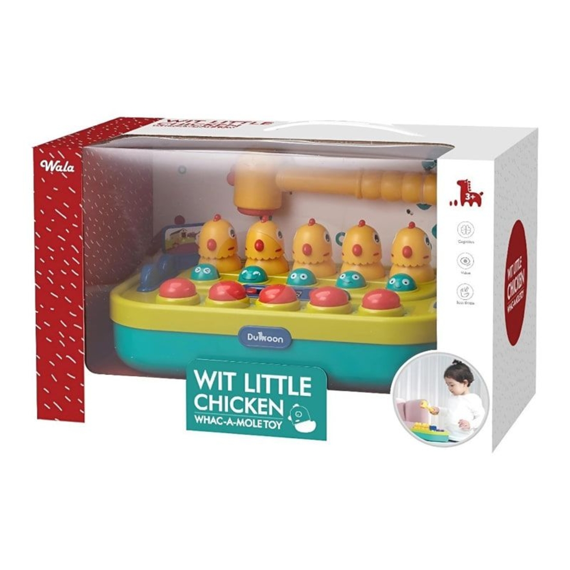 Интерактивна играчка Dumoon Wac-a-mole Пиленца