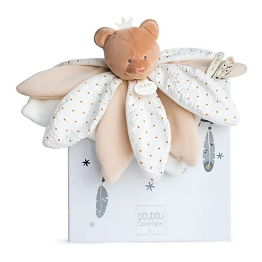 Плюшено мече за гушкане Doudou Petals Dream Catcher, DC3549, 26 см.
