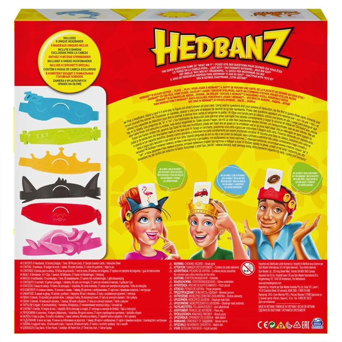 Настолна игра Spin Master HedBanz Какво съм аз?