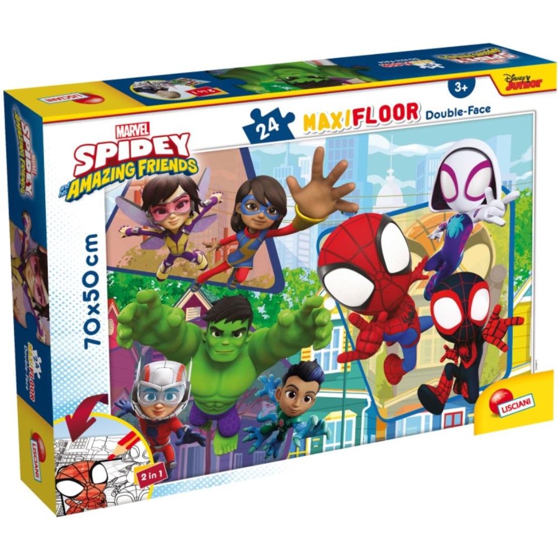 Детски пъзел Lisciani MAXI FLOOR Marvel Spidey 24ч.