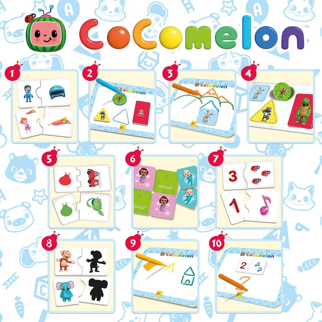 Комплект Lisciani Cocomelon Бюро с 10 образователни игри