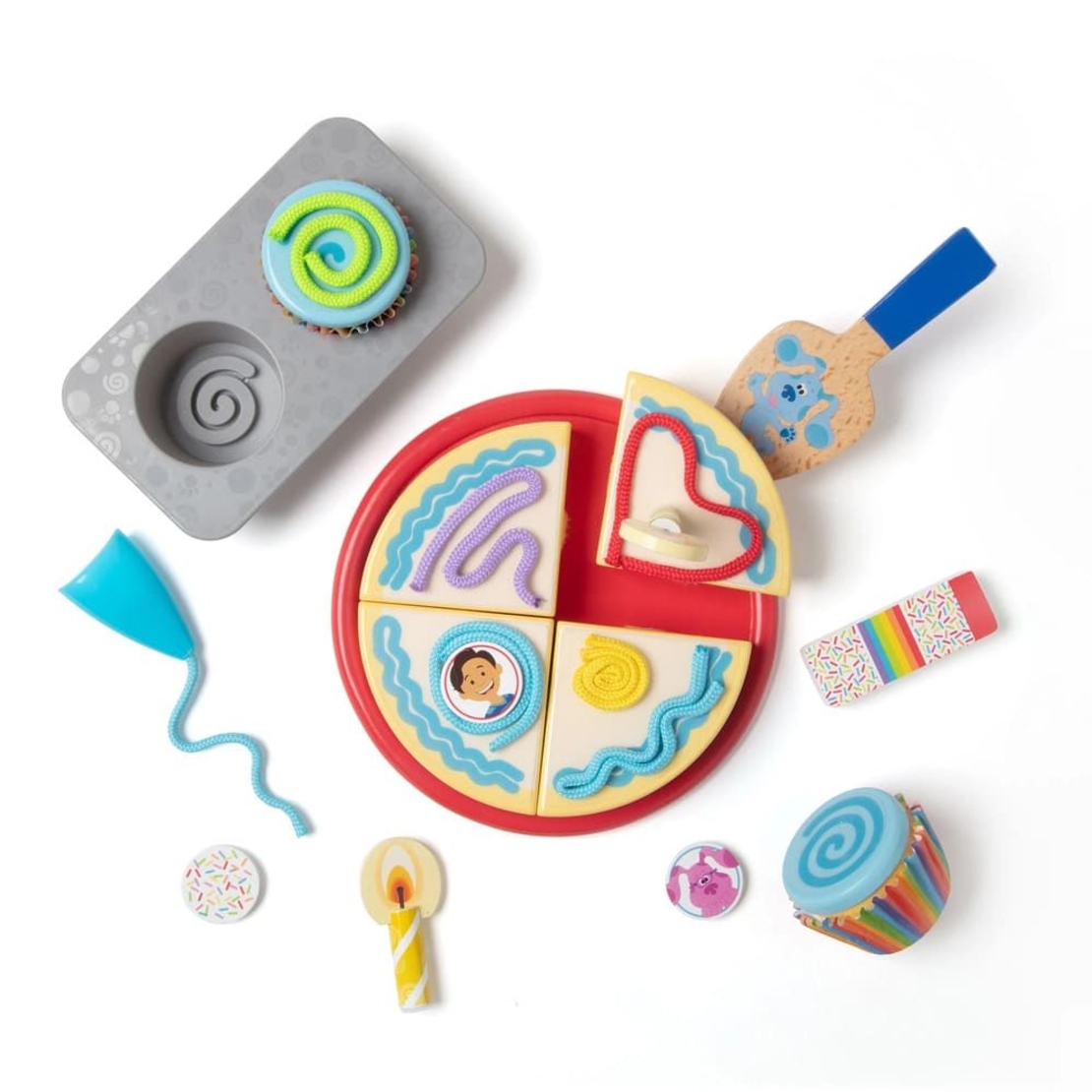 Дървен комплект за игра Melissa and Doug Blue's Clues & You! Рожден ден 33018