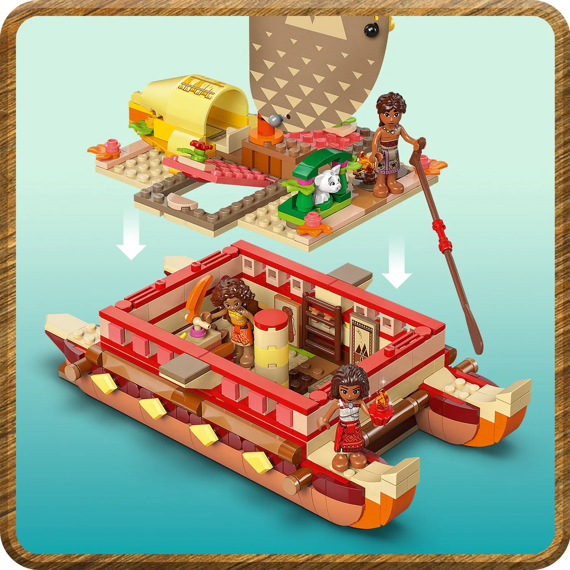 LEGO® Disney Приключенското кану на Ваяна 43270