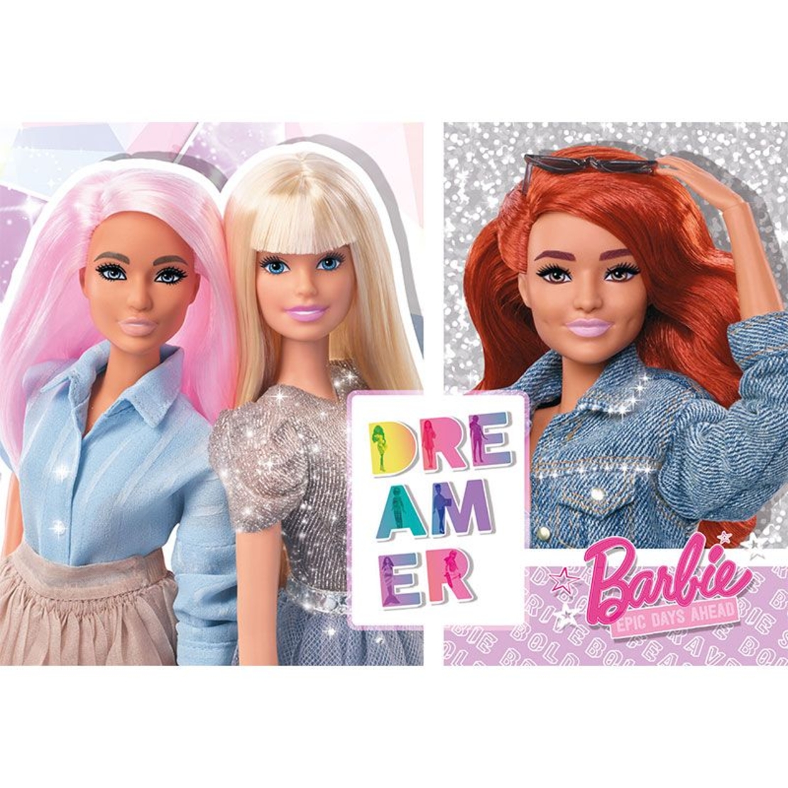 Детски пъзел Lisciani Glitter Barbie Best Friends Forever, 108 см