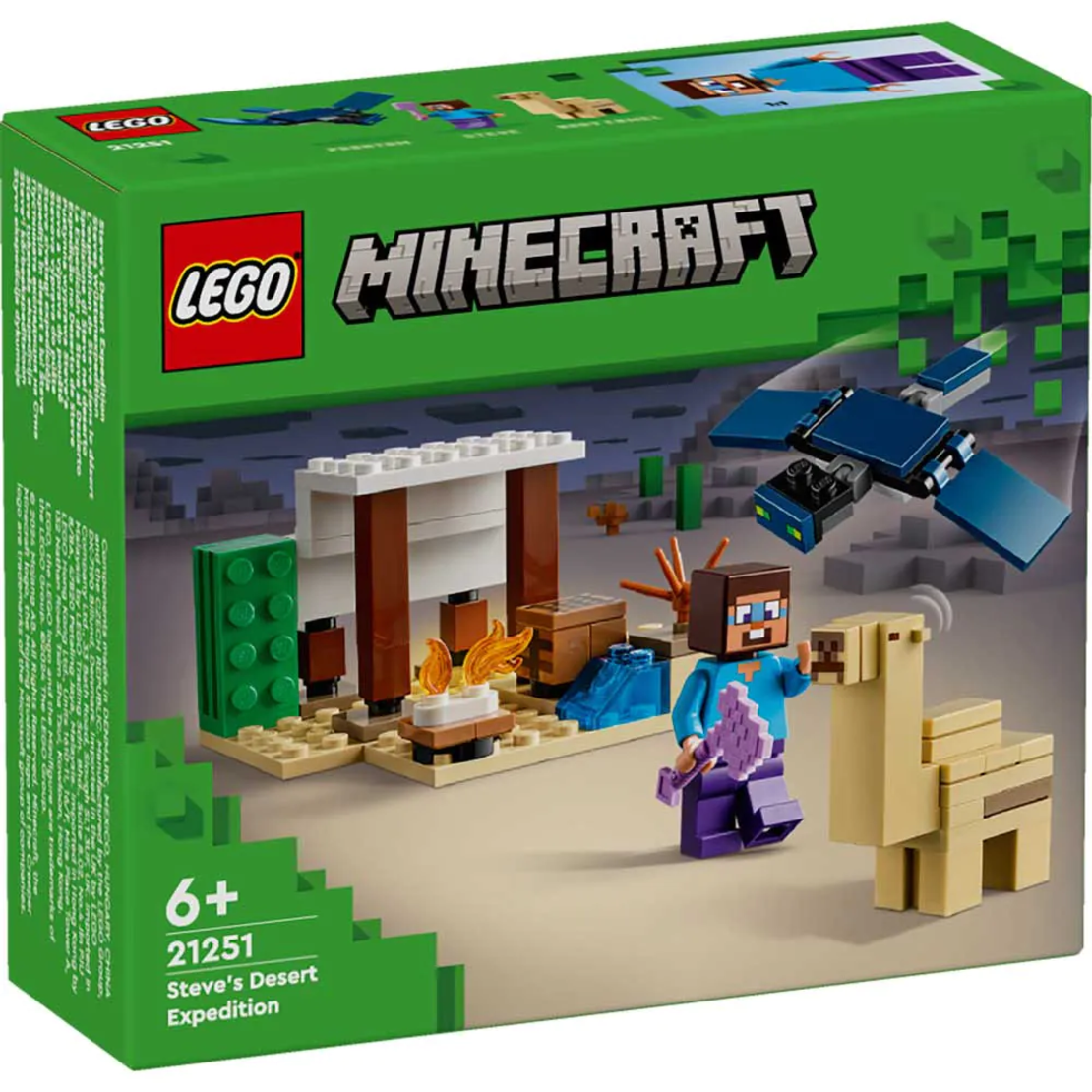 LEGO® Minecraft® Пустинната експедиция на Стив 21251