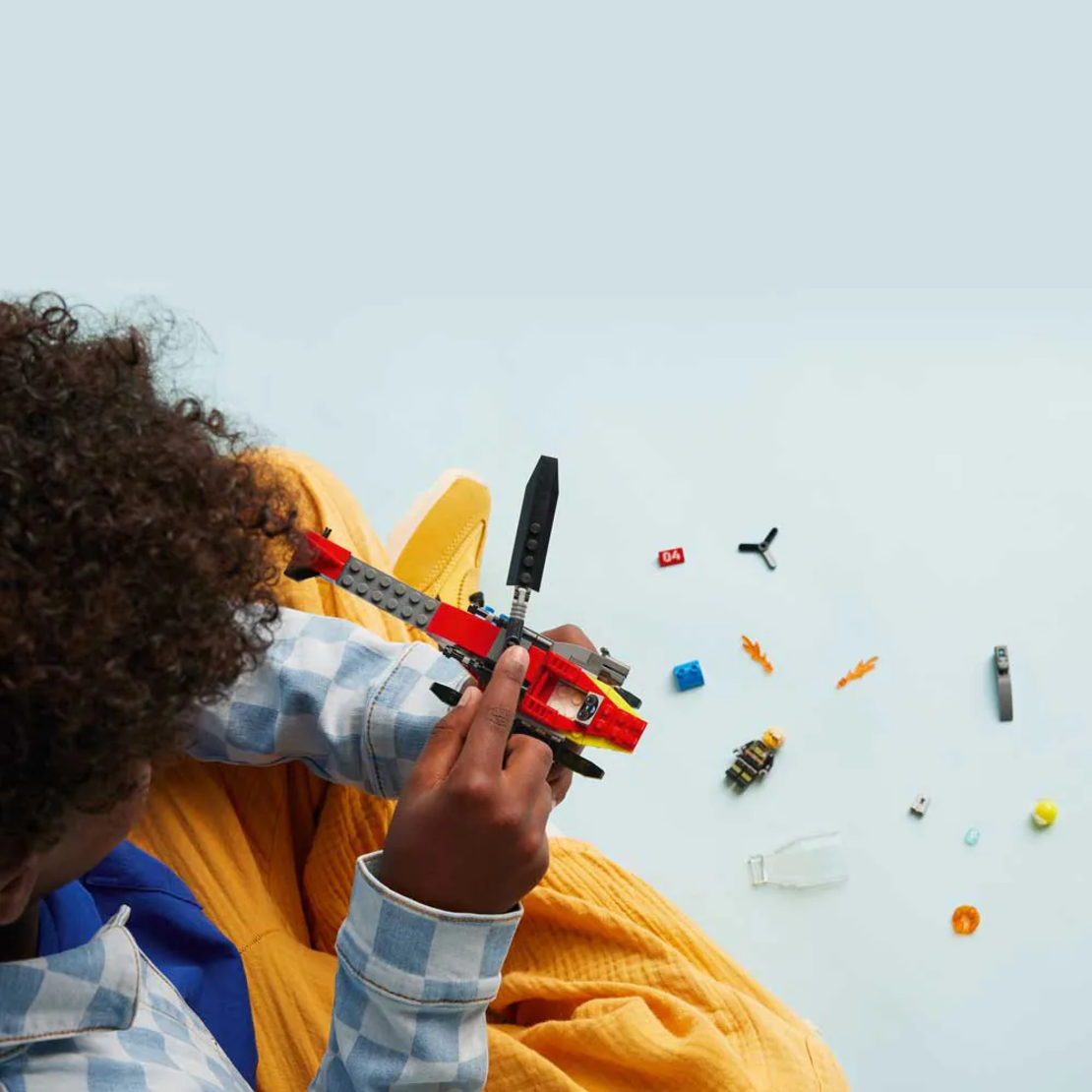 LEGO® City Спасителен пожарникарски хеликоптер 60411