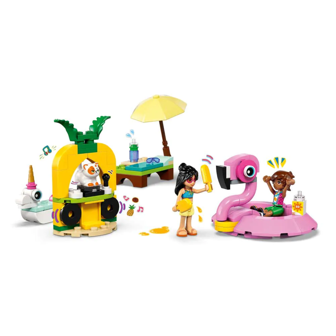 LEGO® Friends Парти край басейна с еднорог и фламинго 42658