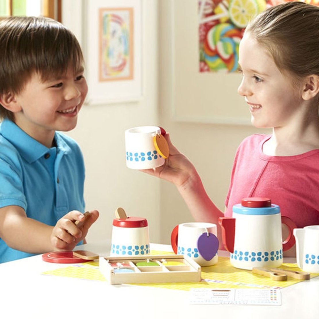 Дървен сервиз за чай Melissa and Doug 19843