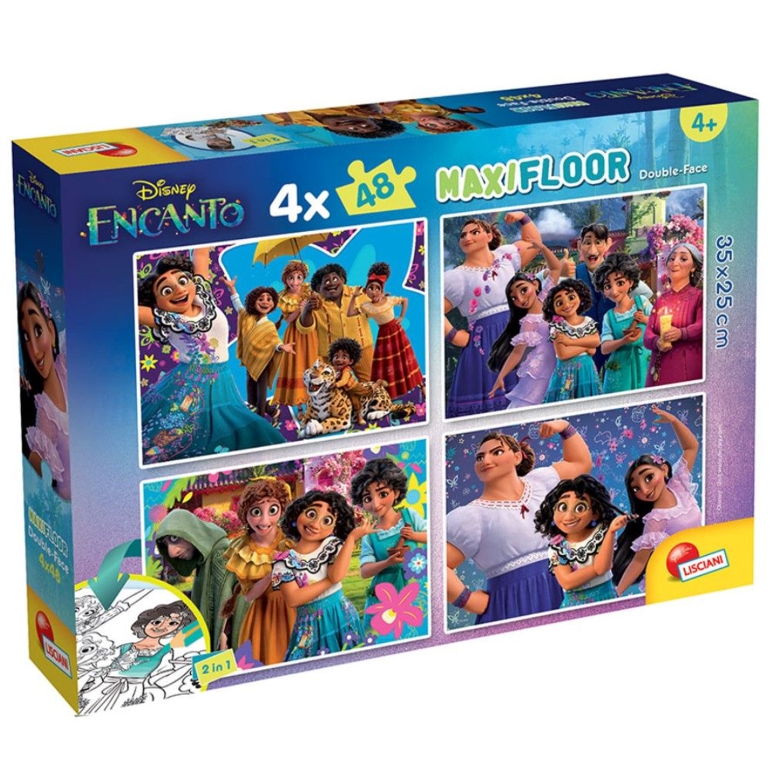 Двустранен Пъзел Lisciani Disney Енканто 4x48ч.