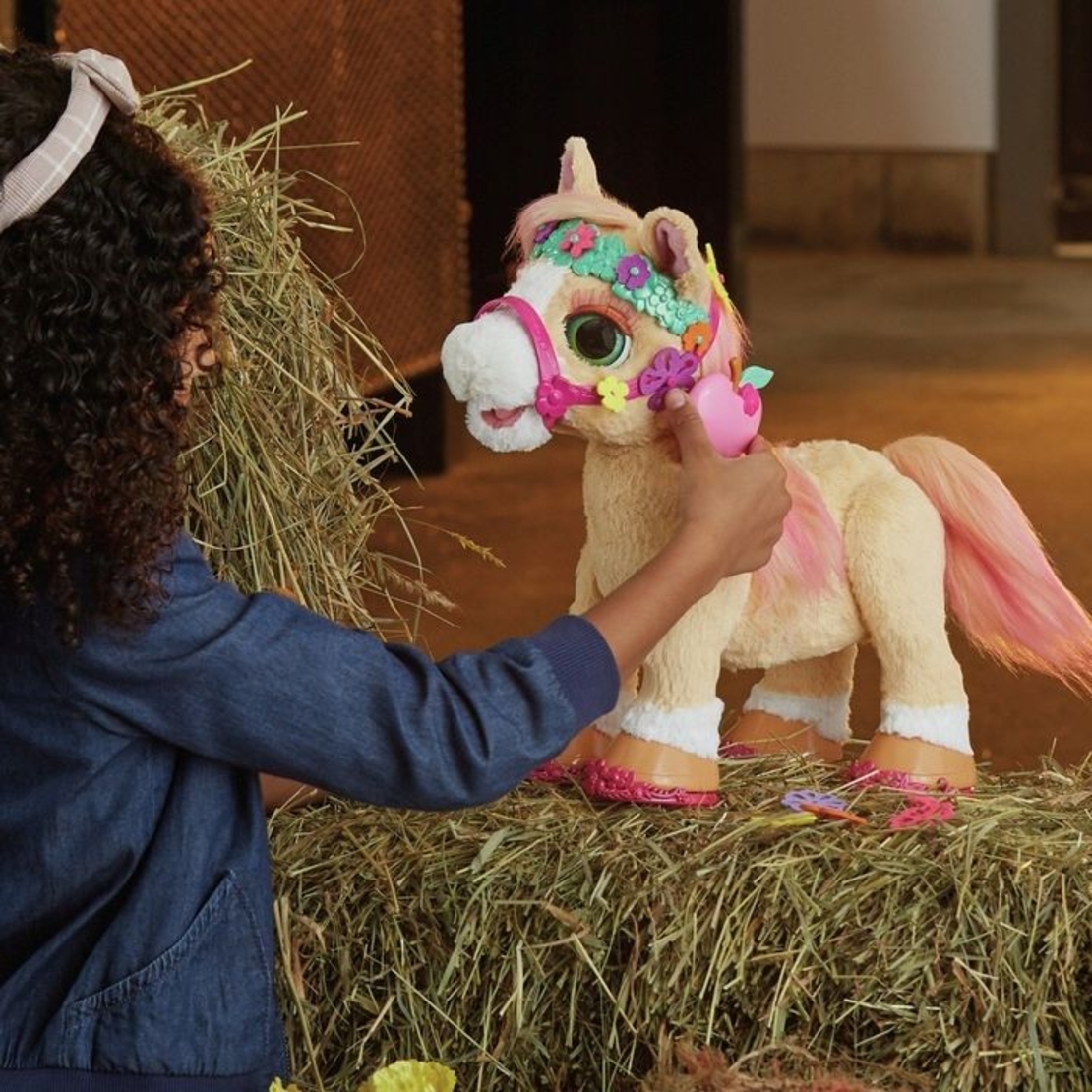 Интерактивна играчка Hasbro Cinnamon My Stylin Pony, 80 звуци и движения
