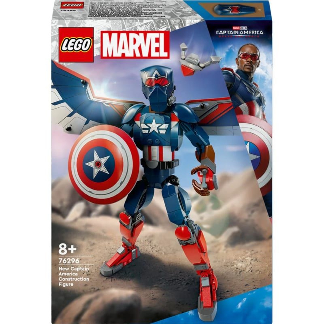 LEGO® Marvel Фигура за изграждане: Капитан Америка 76296