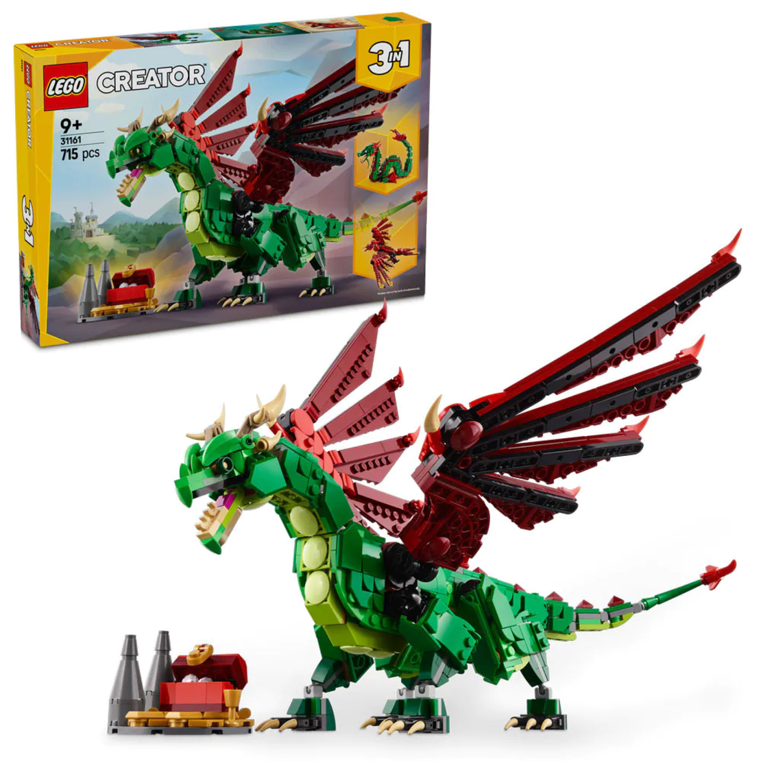 LEGO® Creator Средновековен дракон 31161