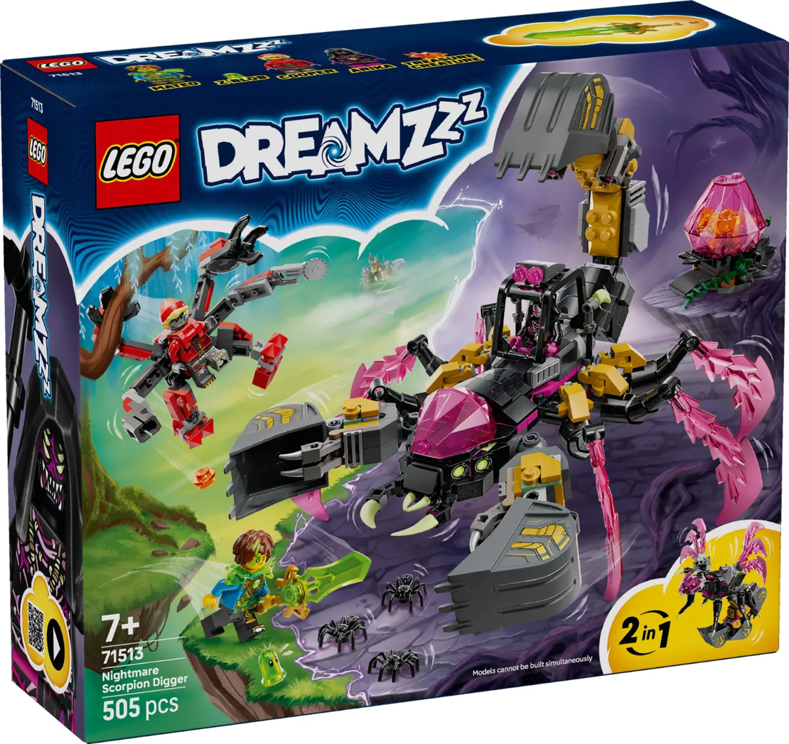 LEGO® DREAMZzz™ Кошмарен скорпион копач 71513