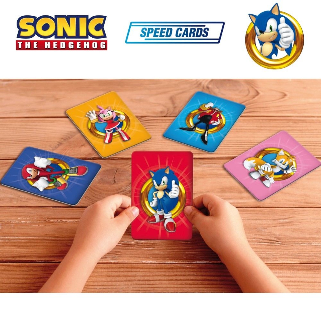 Карти за игра Lisciani Sonic Speed Cards Game