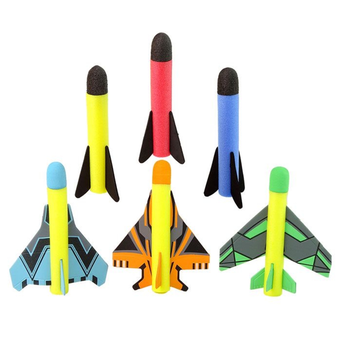 Ракети играчка с изстрелвачка Raya Toys Flying Rocket