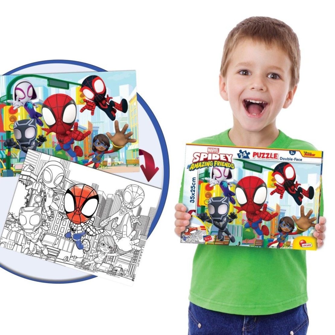 Детски пъзел Lisciani M-Plus Spidey 24ч.