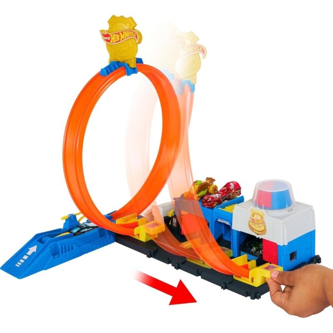 Писта Mattel Hot Wheels Super Police Station