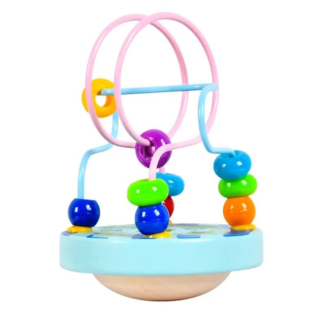 Дървена детска игра Монтесори Raya Toys Лабиринт