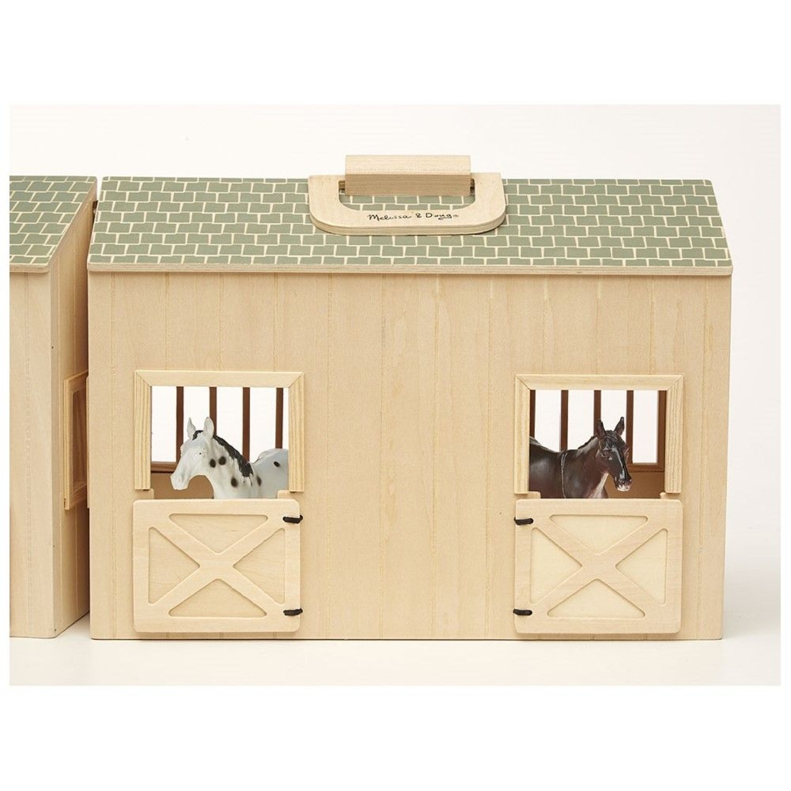 Дървена конеферма с 4 коня Melissa and Doug 13704