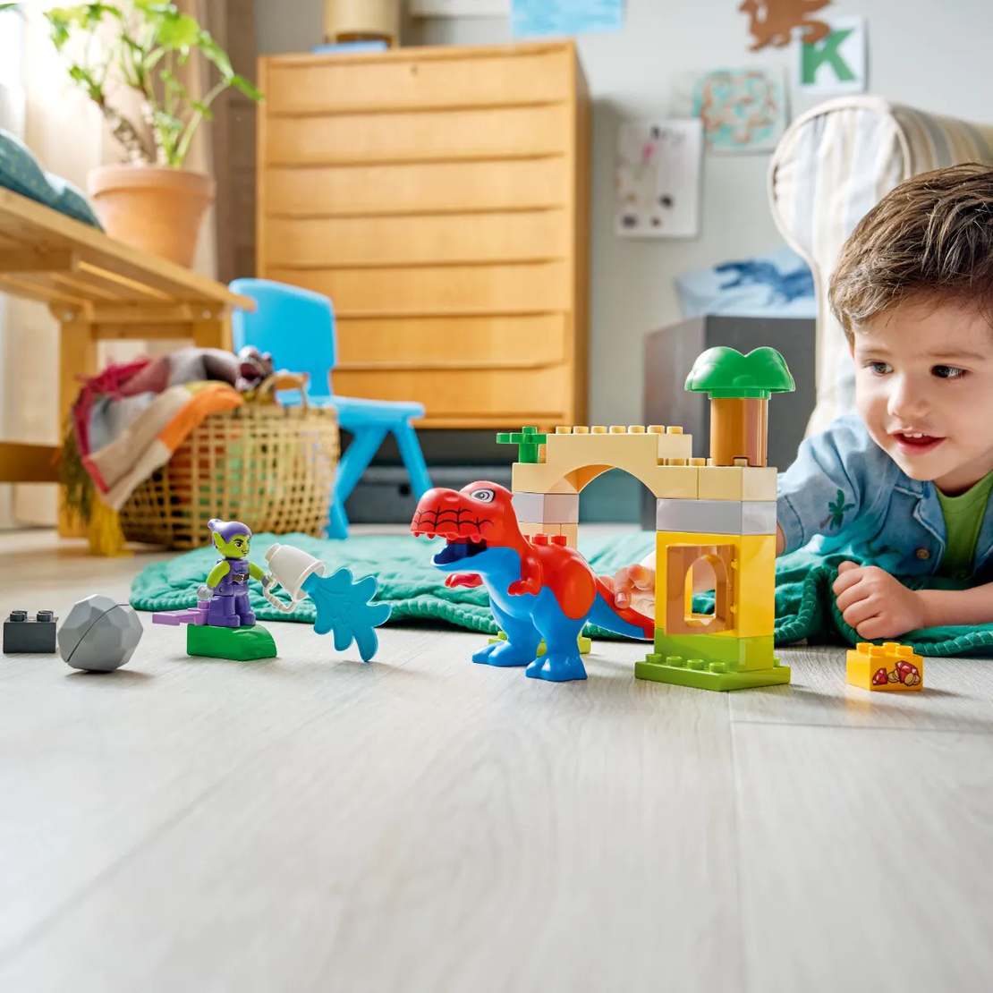 LEGO® DUPLO® Marvel Динозавър Спайди Рекс срещу Зелен гоблин 10463