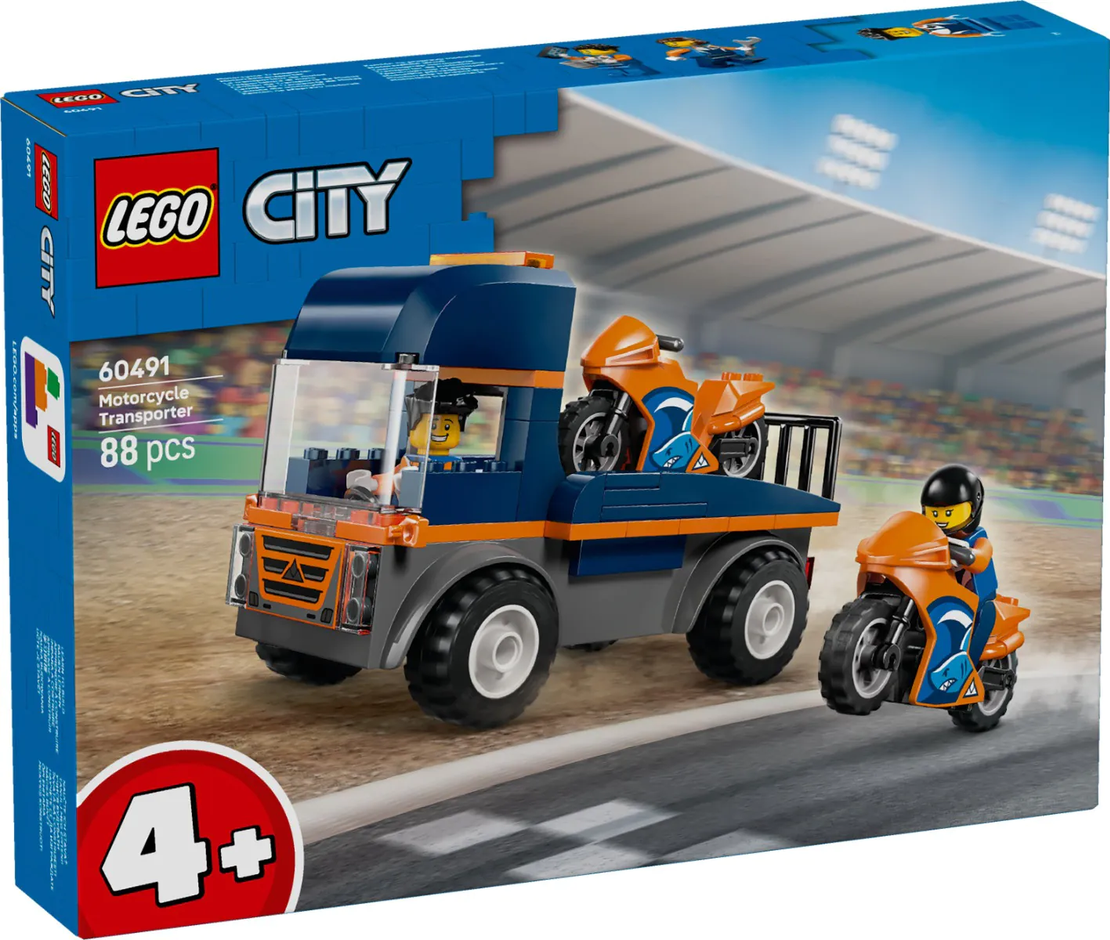 LEGO® City Транспортьор за мотоциклети 60491