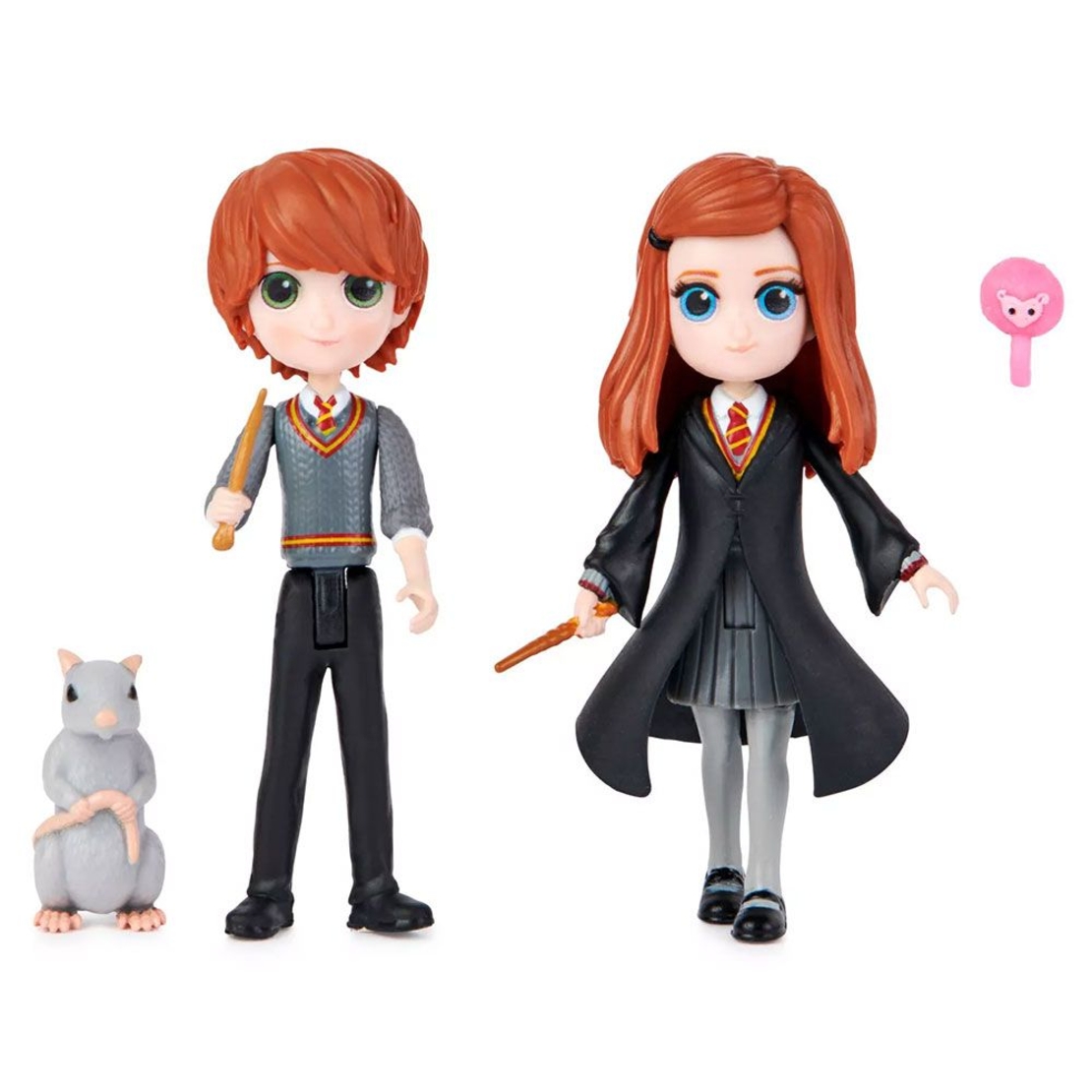 Комплект фигури Spin Master Harry Potter Wizarding World Ron and Ginny Weasley