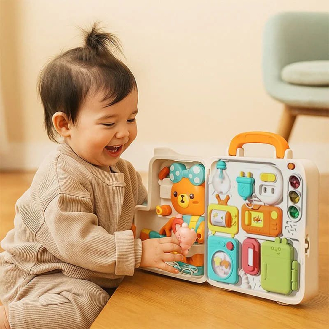 Бебешко образователно куфарче активити Raya Toys с музика и светлини