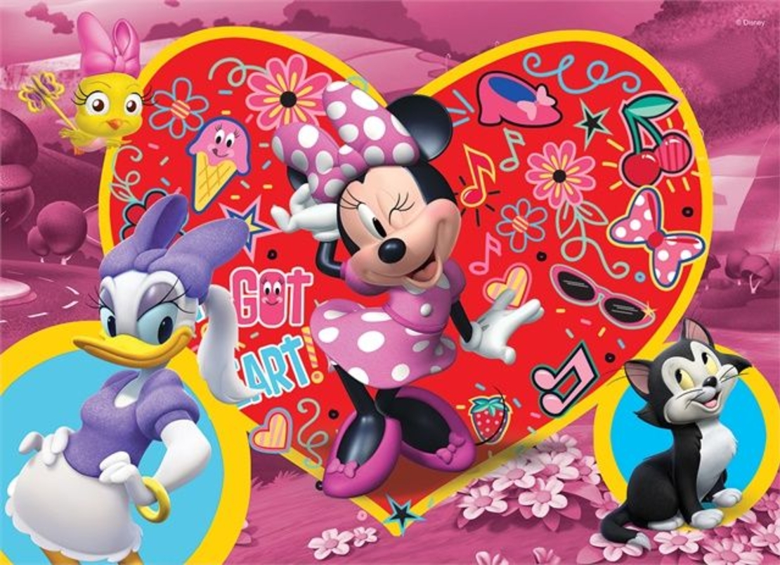 Детски пъзел Lisciani SUPERMAXI MINNIE 108ч. 74198