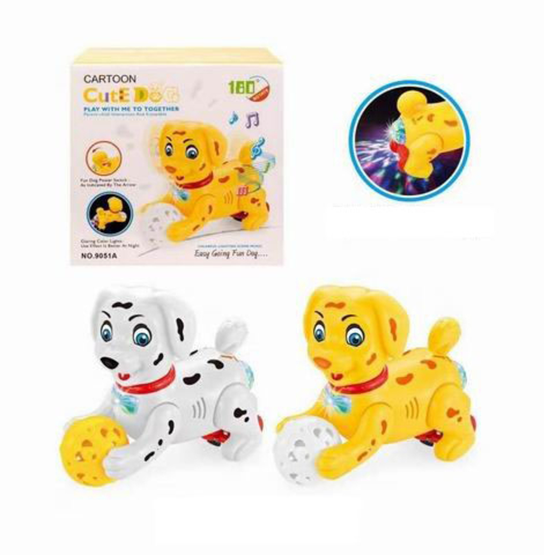 Бебешка играчка Raya Toys Куче с дрънкалка, Асортимент