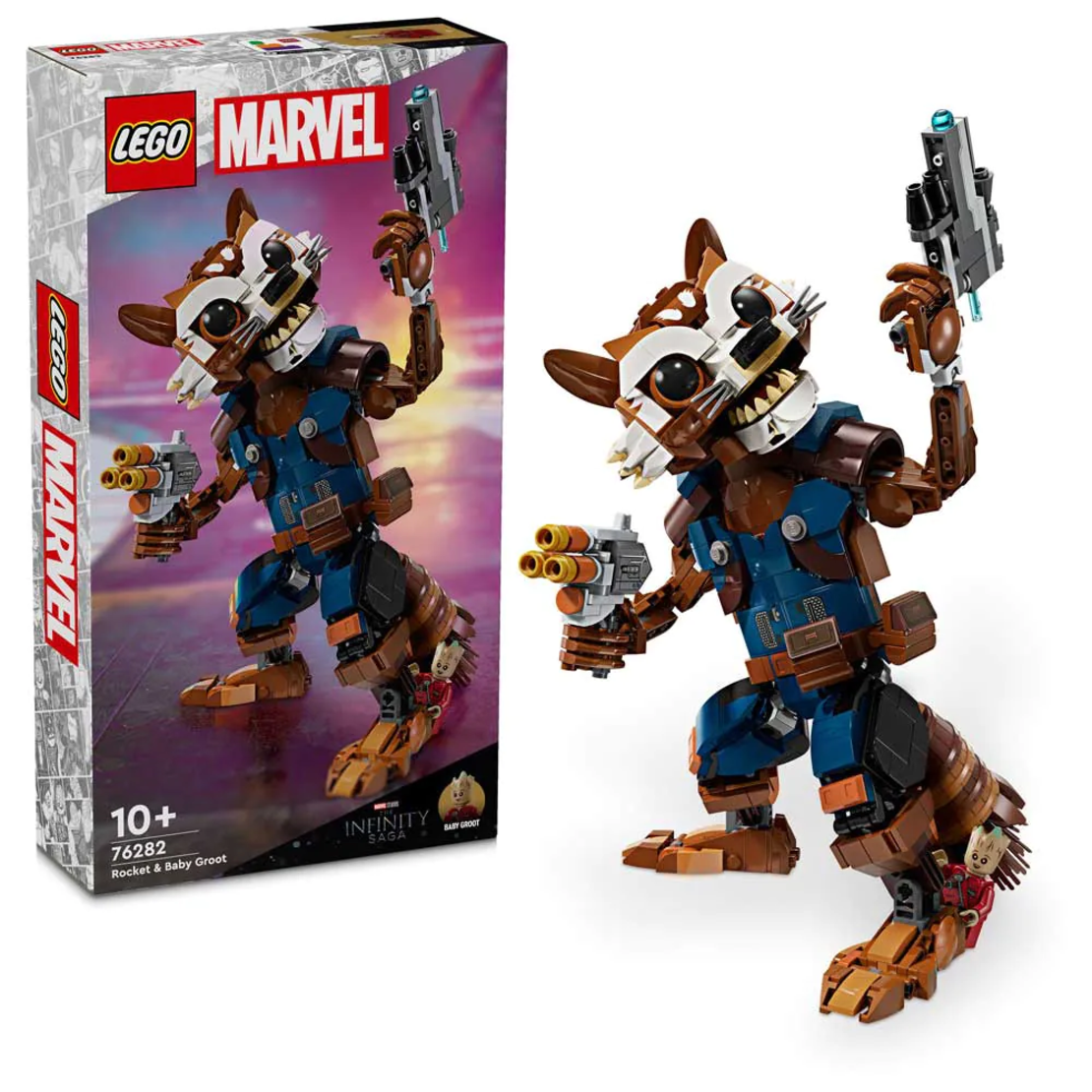 LEGO® Marvel Ракета и бебе Грут 76282