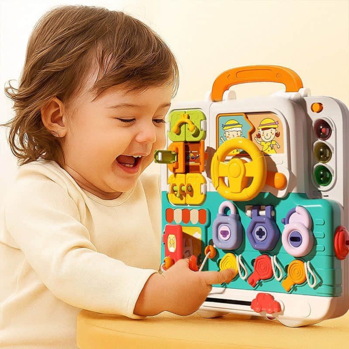Бебешко образователно куфарче активити Raya Toys с музика и светлини