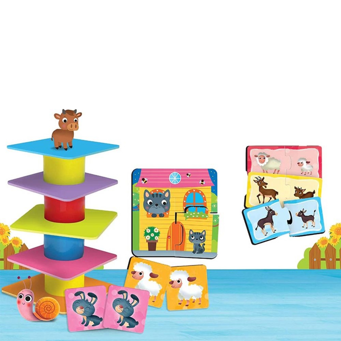Комплект игри Lisciani CAROTINA BABY 4в1, 79872