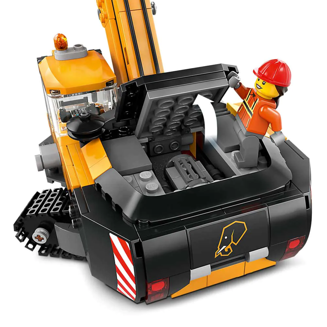 LEGO® City Жълт строителен екскаватор 60420