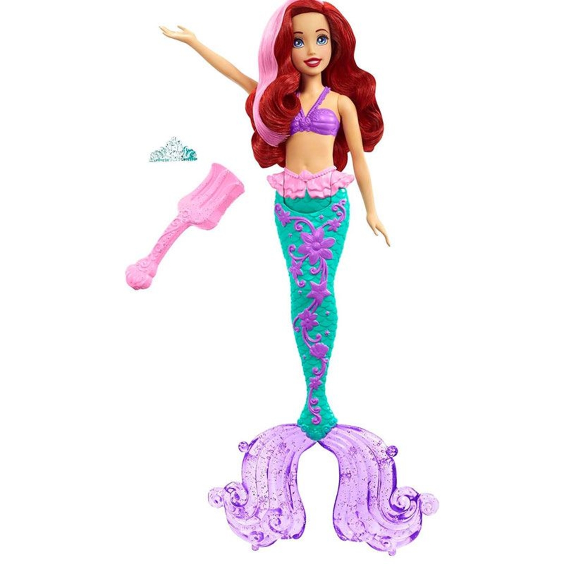Кукла Mattel Disney Princess Color Splash Ариел, 29 см., 30 см.