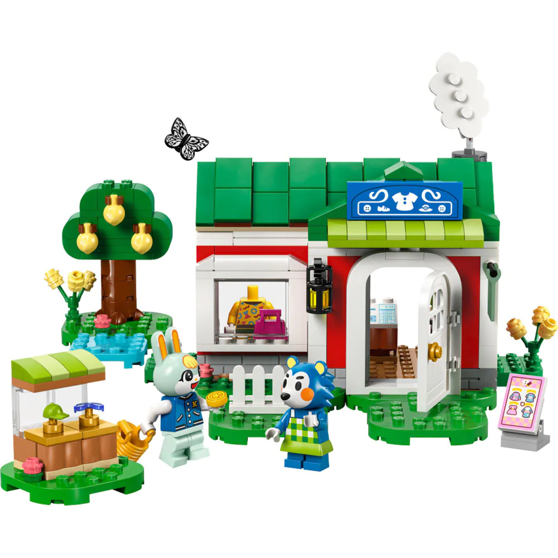 LEGO® Animal Crossing™ Магазин за дрехи на Able Sisters 77055