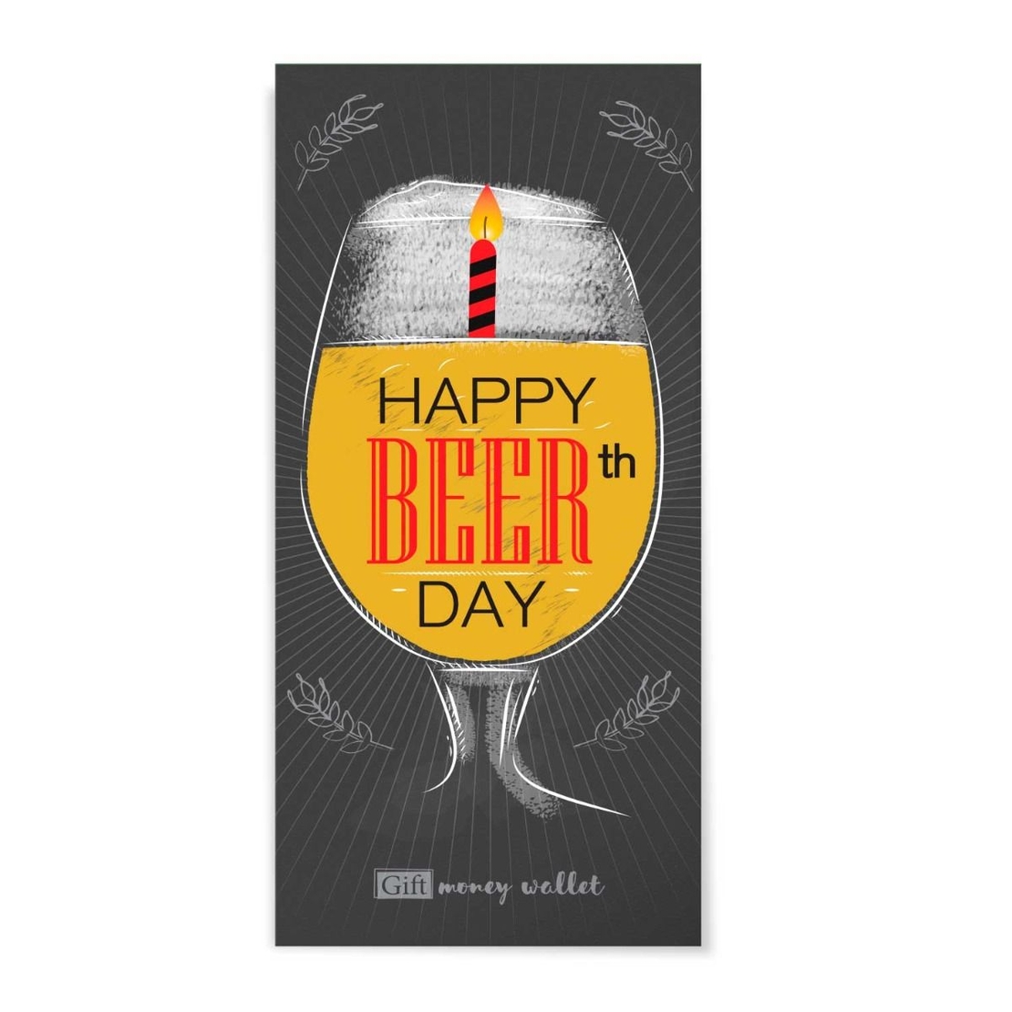 Плик за пари и ваучери - Happy Beerthday