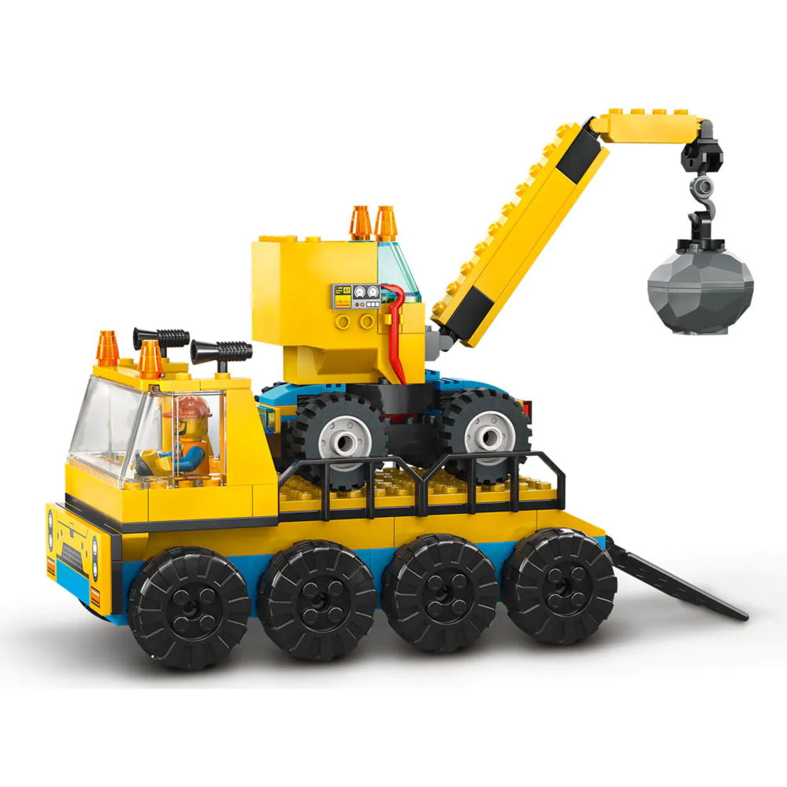 LEGO® City Строителни камиони и кран с разбиваща топка 60391